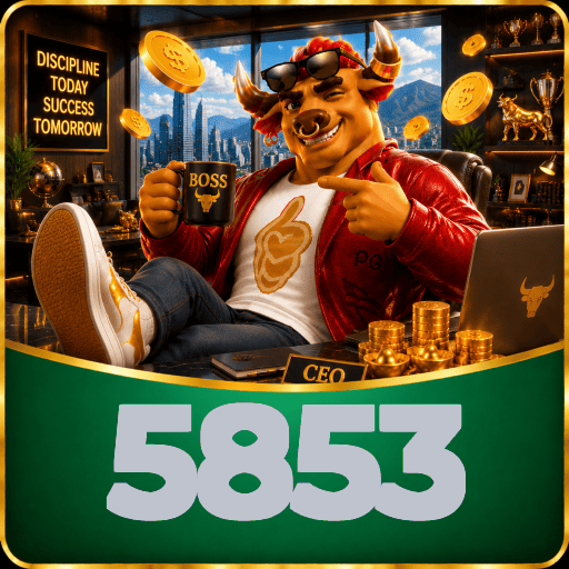 5853